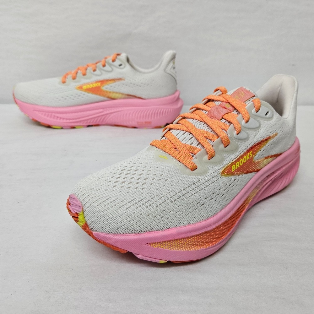 Brooks Ghost 17 Running Shoes 1204311B236 Coconut Candy Limeade Women's Size 7 - Picture 3 of 9